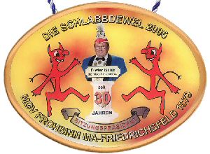 Jahresorden 2005 30 Jahre Sitzungspräsident "Dieter Baier"